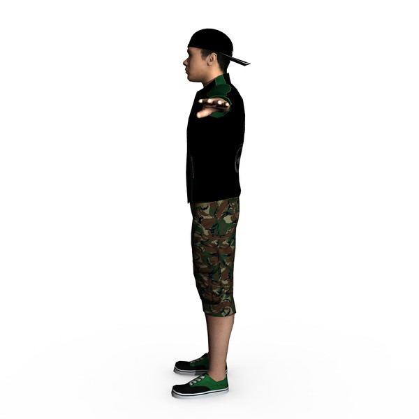 casual male 01 3d model - Casual Male 01... by ignisfatuus